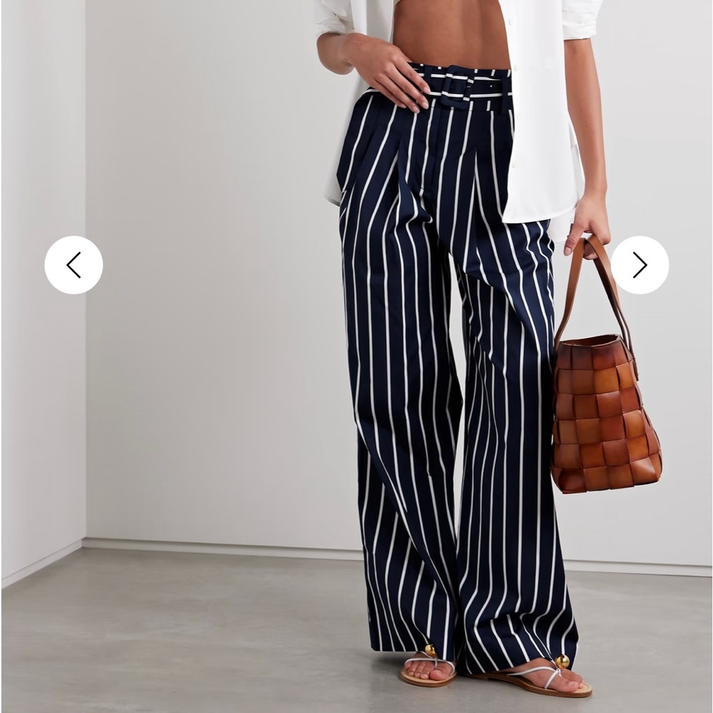 Striped Veronica Beard Pants